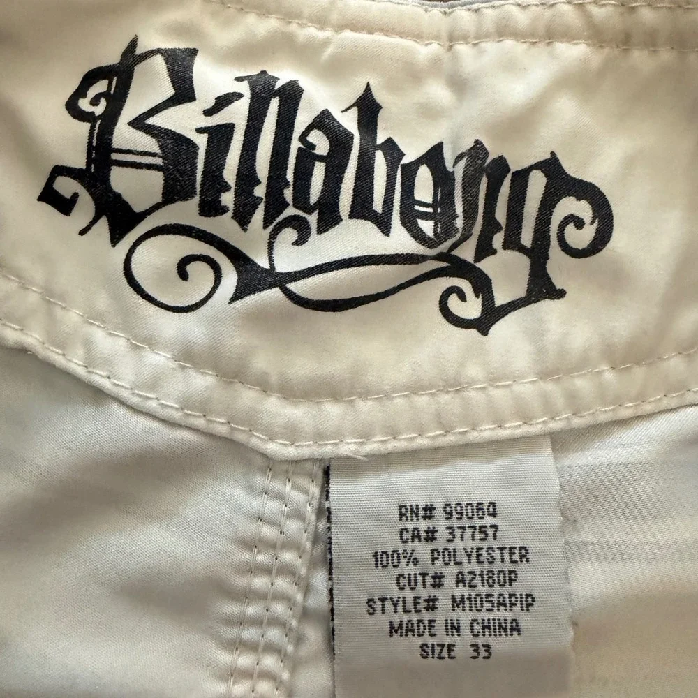 Billabong Board Shorts Mens Size 33 Multi-Color Striped Surf Swim Trunks Y2K